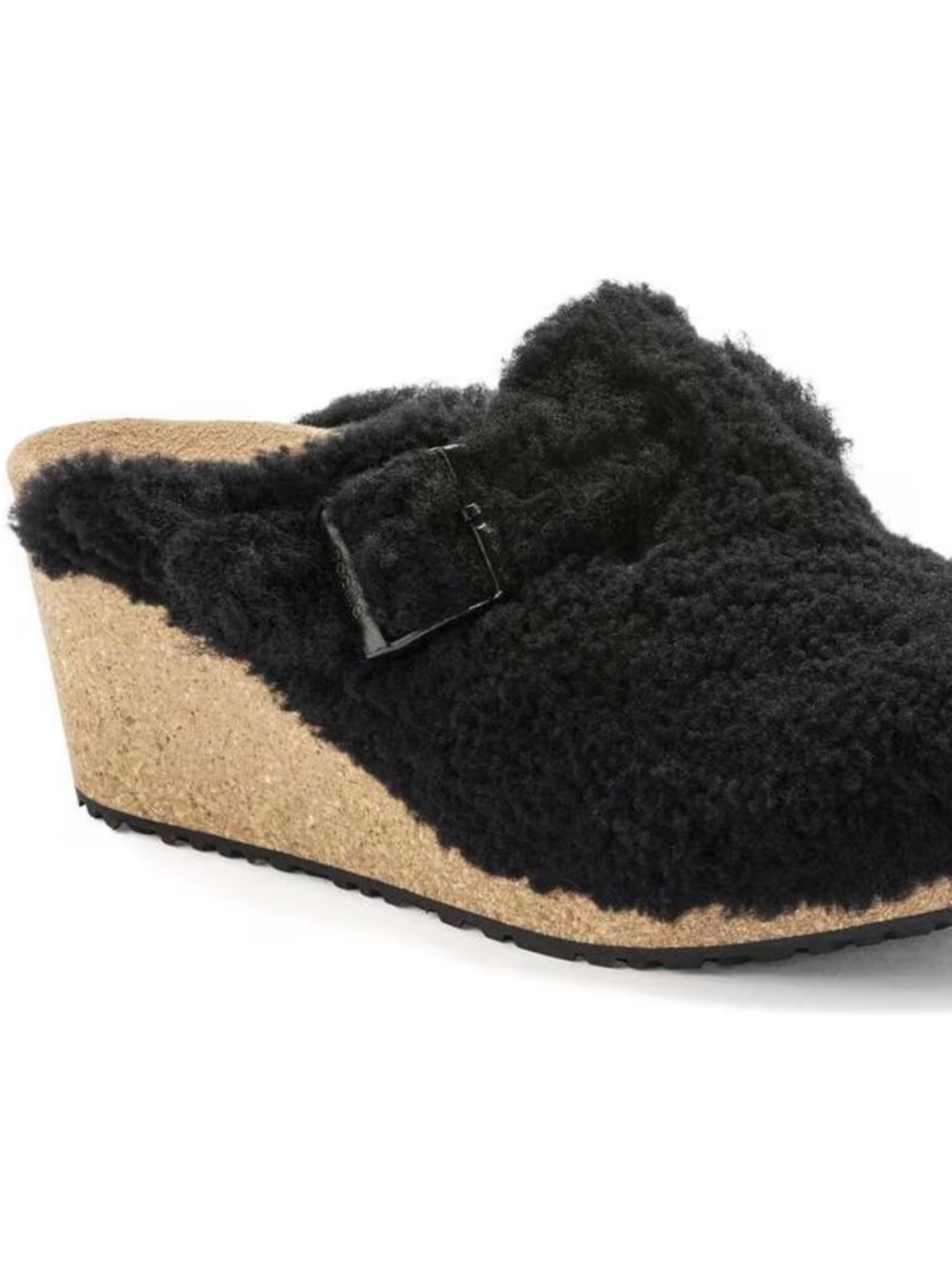 BIRKENSTOCK Papillio Fanny Teddy Shearling Heeled Slip On Clog--NWT--8 - Picture 8 of 15